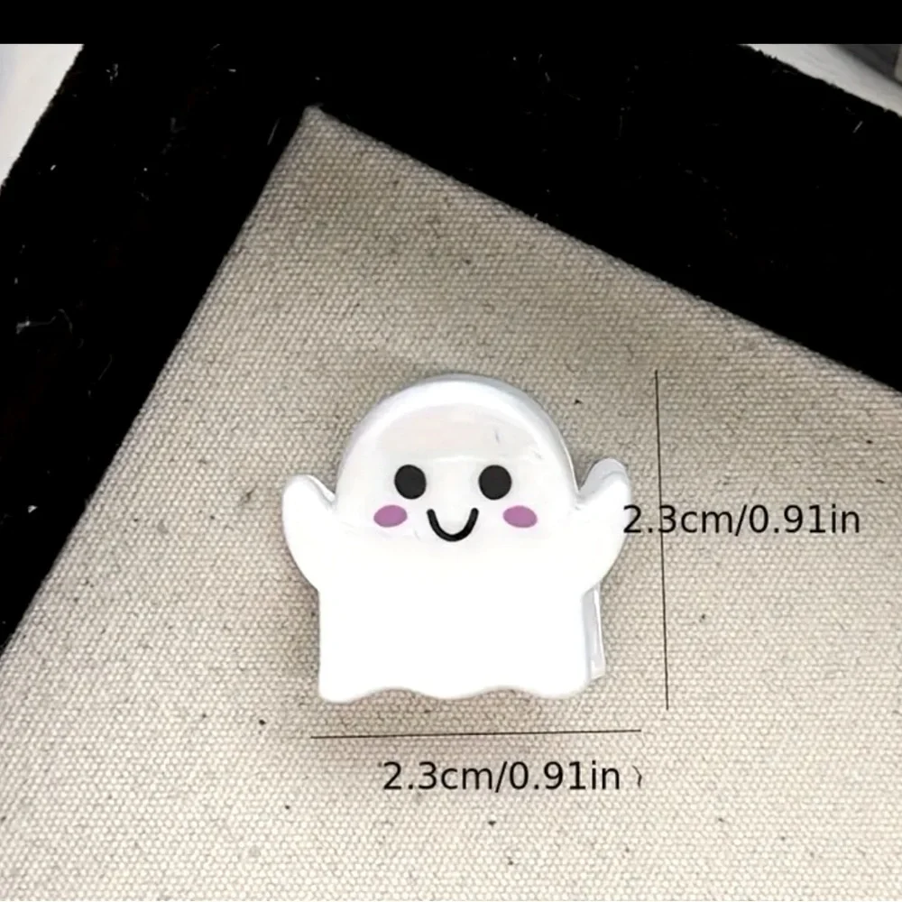 Halloween! 6 Ghost Hair Clips!! Great for Halloween Costume! Cute Ghost clips!